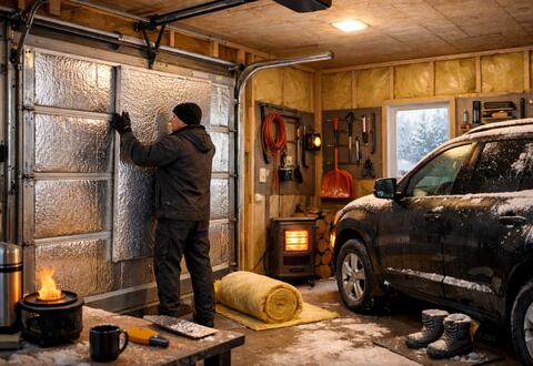 Утепление гаража: как сохранить тепло и защитить машину от холода
